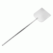 Pelle carrée en inox 31x31 cm - Longueur totale 1,28 m Pelle carrée en inox 31x31 cm - Longueur totale 1,28 m