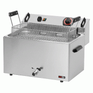 RedFox Friteuse électrique 0,56 kW/l, 16 L TOP avec robinet de vidange 400 VFriteuse électrique 0,56 kW/l, 16 L TOP avec robinet de vidange 400 V -