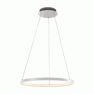 ROSSINI ILLUMINAZIONE Zerum Suspension Led 32W 3000K Blanc - Lampe Annulaire En Aluminium Ip20 Design Minimal Pour Les Environnements Modernes - Group