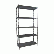 SimonRack Rayonnage métallique, 1800x900x400 mm, 5 niveaux, tablette métallique, 180 kg au point de flexion, Antracite - Simonclick - métal 8425437