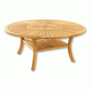 Table de jardin colosseum ø155cm – MTF – bois de teck – 2nab2203