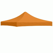 VidaXL Toit de tente de réception 3x3 m Orange 270 g/m² Modèle Atlas Office Pro Vision - orange 315320