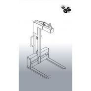 Lève-palette 1056 A - Eichinger - aluminium, charge 600 à 2000 kg, fourches réglables 450-950 mm_1