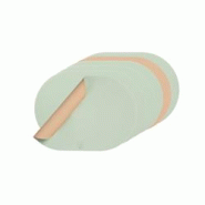 Bjorn Set de table ovale réversible - 6 pièces - Cuir recyclé rose pâle et vert pâle - multicolore 3701488308301 Bjorn Set de table ovale réversible - 6 pièces - Cuir recyclé rose pâle et vert pâle - multicolore 3701488308301
