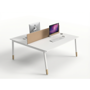 Bureau double LESS -A-W 2 PER - L. 160 H. 74 P. 160 cm
