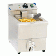 Friteuse électrique 8 litres avec vanne de vidange casselin