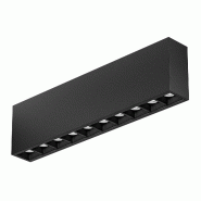Gea Luce Plafonnier 5 Ou 10 Points Lumineux 20W 1600Lm 3000K Noir Satiné - Optique Antiéblouissante, Structure Aluminium - Gealuce - GFA1433C Gea Luce Plafonnier 5 Ou 10 Points Lumineux 20W 1600Lm 3000K Noir Satiné - Optique Antiéblouissante, Structure Aluminium - Gealuce - GFA1433C