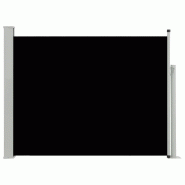 Helloshop26 - Auvent latéral rétractable de patio 140 x 500 cm noir 02_0007259 - noir acier 3000385824632