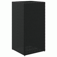 Helloshop26 - Jardinière bac lit surélevé plantes fleurs terrasse jardin 40 x 40 x 80 cm résine tressée noir 02_0037588 - 3000217859559 Helloshop26 - Jardinière bac lit surélevé plantes fleurs terrasse jardin 40 x 40 x 80 cm résine tressée noir 02_0037588 - 3000217859559