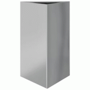 Helloshop26 - Jardinière bac lit surélevé plantes fleurs terrasse jardin triangulaire 50 x 43 x 75 cm acier galvanisé Argent 02_0038818 - 30002179 Helloshop26 - Jardinière bac lit surélevé plantes fleurs terrasse jardin triangulaire 50 x 43 x 75 cm acier galvanisé Argent 02_0038818 - 30002179