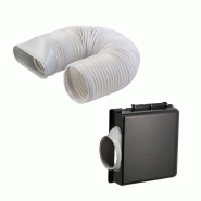 Kit adaptateur entrée d'air (utilisation double flux) pour climatiseur VERSANT - ALPITHERM - ACVPLEN