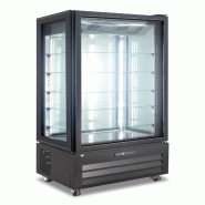 KLIMAITALIA Vitrine de pâtisseries ventilée. 4 LED. Dégivrage auto. Thermo num. T° 0°C/+10°C. Dim. 85x65x195 cm. VICTORIA85NFPBLACK - 4279