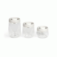 LIVOO Bocaux Sous Vide 0.4l, 0.8l, Et 1.2l Transparent MEN401 - transparent 3523930102929