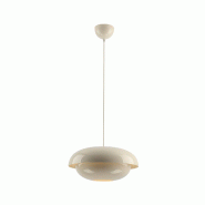 Now's Home - Suspension en métal écru brillant 40x40x176.5cm chloe - 3256390254005