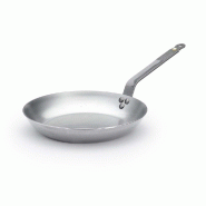 Poêle minéral tôle d'acier Ø28 cm De Buyer