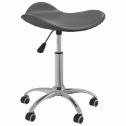 VidaXL Chaise pivotante de salle à manger Gris Similicuir  Modèle Orion Office Horizon - 3088570