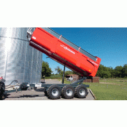 Benne monocoque semi-élévatrice - 15 à 24T - Gamme TR ou EX - Artésienne