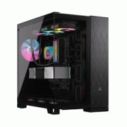 Corsair 6500x Mid Tower Pc Case, Black Obsidian Aluminum - 0840006688853 Corsair 6500x Mid Tower Pc Case, Black Obsidian Aluminum - 0840006688853