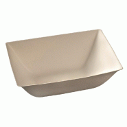 Coupelle haute Imagine bagasse blanche 17x12,5x5,5cm - par 100