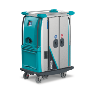 Chariot Distributeur de repas sur plateaux - Technologie embarquée pour liaisons froide et surgelée -  Compactserv