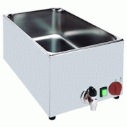 EURAST - Bain marie électrique pour 1 gn 1/1/1 sur support - 325x560x250 mm - 600 W 230/1V - 51040240 - inox 51040240 EURAST - Bain marie électrique pour 1 gn 1/1/1 sur support - 325x560x250 mm - 600 W 230/1V - 51040240 - inox 51040240