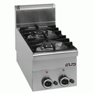 Feux vifs a poser cuisiniere a gaz 2 feux a soupapes minima 600 MBM - PG2S6