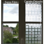 Films anti-regard carrés dépolis 4,5 cm Films anti-regard carrés dépolis 4,5 cm
