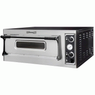 Four inox 1 chambre 6 pizzas (Ø)350 mm, 9000 W, 400 V - TRI Four inox 1 chambre 6 pizzas (Ø)350 mm, 9000 W, 400 V - TRI
