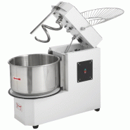 GastroHero Pétrin à spirale ECO 20 L 230 V - tête basculante - inox AT20-A