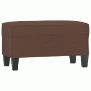 Helloshop26 - Banc banquette 70 x 35 x 41 cm synthétique marron 02_0010495 - marron polyester 3000578047763