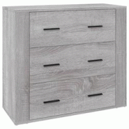 Helloshop26 - Buffet bahut commode armoire meuble de rangement organisateur cuisine salle de séjour salon sonoma 80 x 33 x 70 cm 02_0036534 - 3000212_0