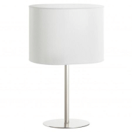 Lampe à poser oval e27 42w niquel satinado Lampe à poser oval e27 42w niquel satinado