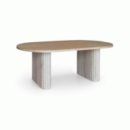 Now's Home - Table Basse En Bois De Chene 110cm - 3256390251585 Now's Home - Table Basse En Bois De Chene 110cm - 3256390251585