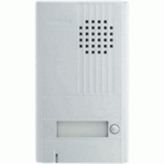 Platine saillie 1 bouton avec fa?Ade aluminium. Epaisseur 22mm. Platine saillie 1 bouton avec fa?Ade aluminium. Epaisseur 22mm.