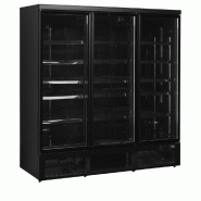 Réfrigérateur vitré Noir RAL9005 - | Tefcold - AtomMaxiC3DBB