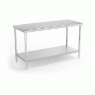 Royal Catering table de travail cuisine professionnelle acier inox 150 x 60 cm capacité de charge de 230 kg 14_0003659 Helloshop26 - 3000234368980 Royal Catering table de travail cuisine professionnelle acier inox 150 x 60 cm capacité de charge de 230 kg 14_0003659 Helloshop26 - 3000234368980