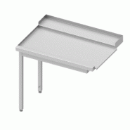 Table de déchargement (g) 1-bac sans étagère basse pour lave-vaisse... - P954787080