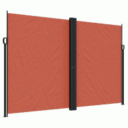 Auvent latéral rétractable terre cuite 220x600 cm Modèle Titan Urban Pro - 4004678