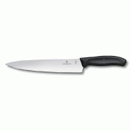 VICTORINOX Couteau à Découper Lame Inox 22cm 6.8003.22b - noir 7611160019813
