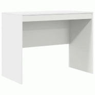 VidaXL Bureau Blanc 100 x 50 x 76 cm Modèle Riviera Jardin - 869442_0