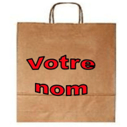 250 Sacs personnalisés, kraft brun - blanc ou coloré, à poignées torsadées, 410x120x320 mm - SKFTPTMR-DN06/2P_0