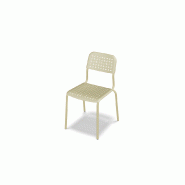 Chaise in & out Tube 4 pieds - jaune