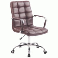 CLP Fauteuil de bureau Deli en similicuir Bordeaux - rouge polyester 19467806 CLP Fauteuil de bureau Deli en similicuir Bordeaux - rouge polyester 19467806