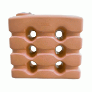 Cuve 2000l Aérienne De Récupération D'eau - Réservoir Compact Terracotta - Elbi Cpn2000