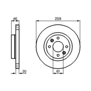 DISQUE DE FREIN BOSCH 0986478270 DISQUE DE FREIN BOSCH 0986478270