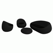 Ensemble salon de jardin STONE - noir