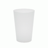 GOBELET 30/33cl - Givré - Demi - Soda - Eau - transparent plastique polypropylène 0000000030