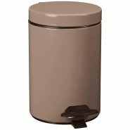 ROSSIGNOL Poubelle Cyjeu 3l moka mat lisse - 035-1158773 ROSSIGNOL Poubelle Cyjeu 3l moka mat lisse - 035-1158773