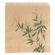 Sachet papier ingraissable Feel Green 2 côtés ouverts 17x18cm - par 500