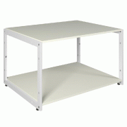 Table de présentation Cage blanc 105x80x60cm blanc mat